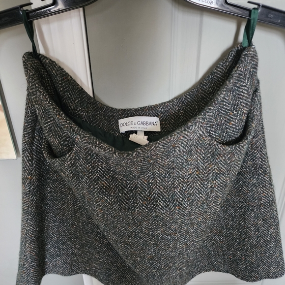 Vintage Dolce&Gabbana Wool Skirt - Picture 1 of 2